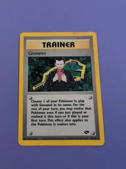 Giovanni Trainer Holo 18/132 Gym Challenge Pokemon Card HP - Image 2