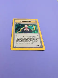 Giovanni Trainer Holo 18/132 Gym Challenge Pokemon Card HP - Image 3