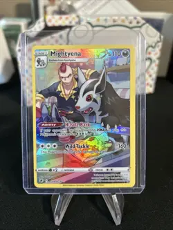Mightyena TG09/TG30 Full Art Astral Radiance Pokemon TCG Card NM - Mint - Image 1