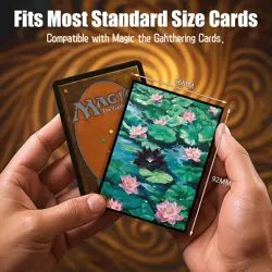 MTG Card Sleeves 100CT (Bloomburrow 66mm x 92mm, Bloomburrow Black Lotus - Image 3