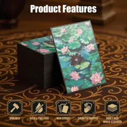 MTG Card Sleeves 100CT (Bloomburrow 66mm x 92mm, Bloomburrow Black Lotus - Image 4