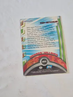 Ash Ketchum #118 Topps Trading Cards Series 2 Blue Label Pokemon Lightly Played - Image 2