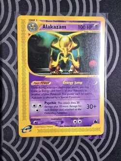 Alakazam Skyridge Non-Holo Rare Card 2/144 NM - Image 1