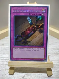 Yu-Gi-Oh Card Seven Tools of the Bandit LCYW-EN089 Unlimited Secret Rare Trap. - Image 1
