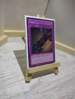 Yu-Gi-Oh Card Seven Tools of the Bandit LCYW-EN089 Unlimited Secret Rare Trap. - Image 3