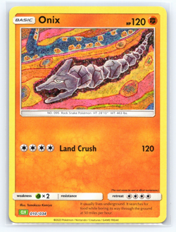 Onix Tomokazu Komiya Holo - Classic Collection Trading Card Game 010/034 NM - Image 1