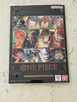 Bandai One Piece Card Game Premium Card Collection Best Selection Vol.6 In Hand - Image 1
