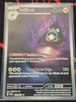 Pokemon TCG Bellibolt Sv03: Obsidian Flames Holo Illustration Rare Card 201/197 - Image 1