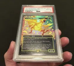 MTG Final Fantasy - Traveling Chocobo Neon Ink Yellow PSA Gem Mint 10 - Image 4