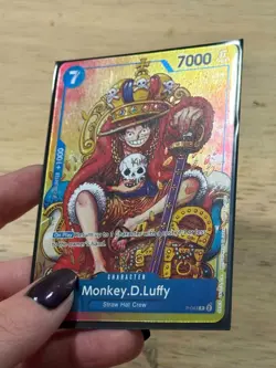 Monkey.D.Luffy P-043 One Piece Convention Promo 2024 Holo Foil Bandai Fest - Image 2