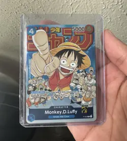 Bandai One Piece CCG Monkey D. Luffy Promo P-033 Character 5000 Power JP - Image 1