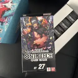 One Piece Card Game TCG Starter Deck BLACK Marshall.D.Teach DECK + OP-11 (ST-27) - Image 1