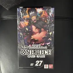 One Piece Card Game TCG Starter Deck BLACK Marshall.D.Teach DECK + OP-11 (ST-27) - Image 2