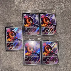 Pokemon TCG Charcadet 022 Phantasmal Flames Black Star Promo (x5 SEALED) - Image 1