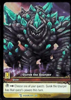 World of Warcraft TCG Gurok the Usurper (Extended Art) - March of the Legion 304 - Image 1