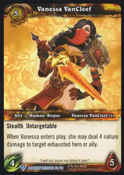 World of Warcraft TCG Vanessa VanCleef - Dungeon Deck Treasure 33/60 - Image 1
