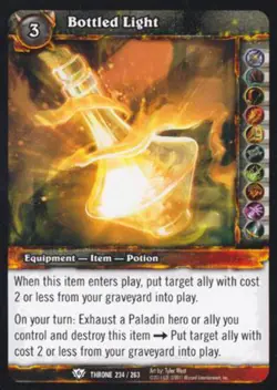 World of Warcraft TCG Bottled Light - Throne of the Tides 234/263 - Image 1