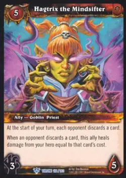 World of Warcraft TCG Hagtrix the Mindsifter - Throne of the Tides 148/263 - Image 1