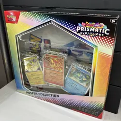 Pokemon TCG SV8.5 Prismatic Evolutions Poster Collection Box Factory Sealed NEW - Image 2