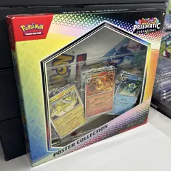Pokemon TCG SV8.5 Prismatic Evolutions Poster Collection Box Factory Sealed NEW - Image 3