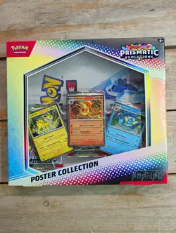 Pokemon TCG SV8.5 Prismatic Evolutions Poster Collection Box Sealed - Image 1