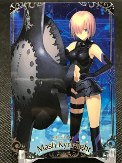 N01 Mash Kyrielight FGO Fate/Grand Order Wafer Card BANDAI Made in JAPAN - Image 1