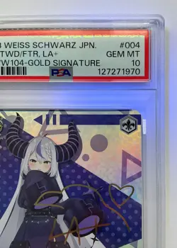 PSA 10 Weiss Schwarz Hololive Vol.2 HOL/W104-004SP SP Signed Laplus Darknesss - Image 4