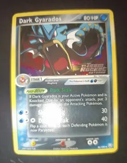 Pokemon Card-Dark Gyarados-Ex Rocket Returns-Holo-36/109-ENG-STAMPED - Image 1