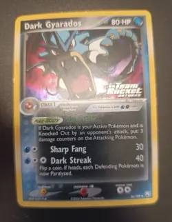 Pokemon Card-Dark Gyarados-Ex Rocket Returns-Holo-36/109-ENG-STAMPED - Image 3