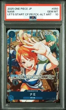 PSA10 One Piece card OP09-050 R Nami Parallel Promo 2025 Japanese JP - Image 1