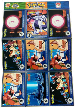 Lot of 6 Pokemon Poke Trivia Burger King Cards 1999 Bulbasaur #1 - Image 2