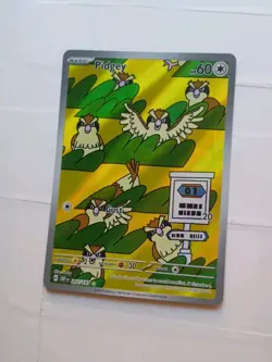 Pidgey 207/197 Sv03: Obsidian Flames Pokemon TCG Card Full Art NM/MINT - Image 2