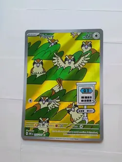 Pidgey 207/197 Sv03: Obsidian Flames Pokemon TCG Card Full Art NM/MINT - Image 3
