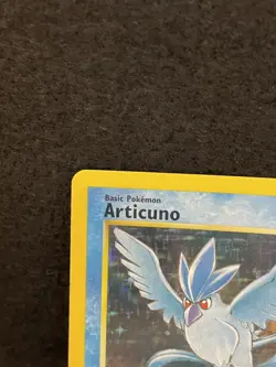 A 1999 Rare Holo Fossil Articuno Pokemon Card 2/62 MP - Image 3