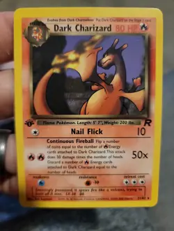 Dark Charizard – Team Rocket 21/82 (Non-Holo) – Vintage Pokemon Card – Near Mint - Image 1