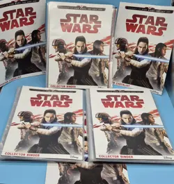 625+ Star Wars Topps Trading Trade Cards Job Lot + 3 Binders Large Collection - Image 1