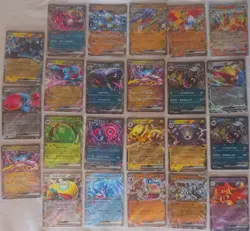 20 x Pokemon RR Double Rare Japanese Korean Holo Foil Trading Cards Job Lot - Image 1