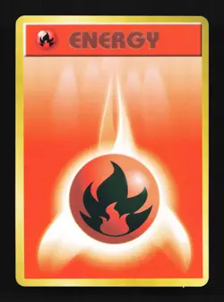 Fire Energy Base Set Japanese Pokemon Card TCG - Image 1