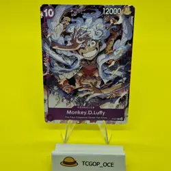 Monkey .D. Luffy P-041 Alt Art English One Piece Card Game TCG Gear 5 LP - Image 1