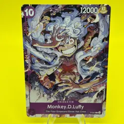 Monkey .D. Luffy P-041 Alt Art English One Piece Card Game TCG Gear 5 LP - Image 2