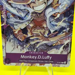 Monkey .D. Luffy P-041 Alt Art English One Piece Card Game TCG Gear 5 LP - Image 3