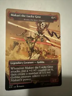 Makari the Lucky Grot - Krenko, Tin Street Kingpin (Borderless) Secret Lair Reg - Image 2