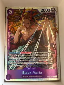 OP08-074 Black Maria English SR One Piece TCG Card Game - Image 1
