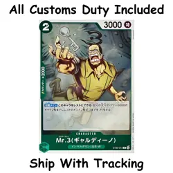 One Piece TCG Mr.3 Galdino C ST30-014 Japanese CCG Card Game Authentic - Image 1