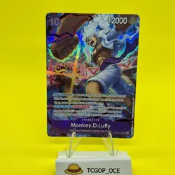 One Piece Card Game OP05-119 Monkey.D.Luffy SEC English 2nd Anniversary Promo - Image 1