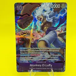 One Piece Card Game OP05-119 Monkey.D.Luffy SEC English 2nd Anniversary Promo - Image 2