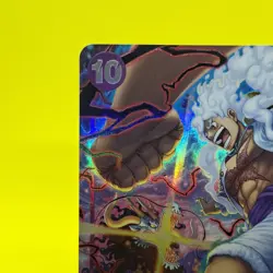 One Piece Card Game OP05-119 Monkey.D.Luffy SEC English 2nd Anniversary Promo - Image 3