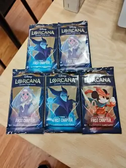 Disney Lorcana: The First Chapter Booster Pack (Set of 5) - Image 1