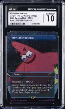 2025 MAGIC: THE GATHERING SLD: SPONGEBOB - 1935 PATRICK STAR CGC 10 GEM MINT - Image 1