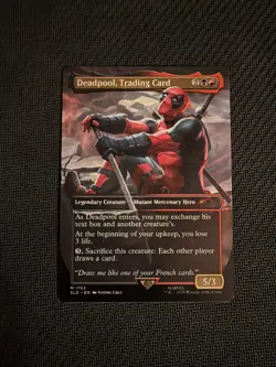 MTG Deadpool Trading Card Secret Lair Drop Series - Image 1